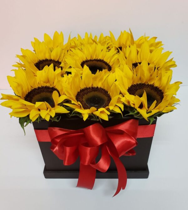 Caja con Girasoles